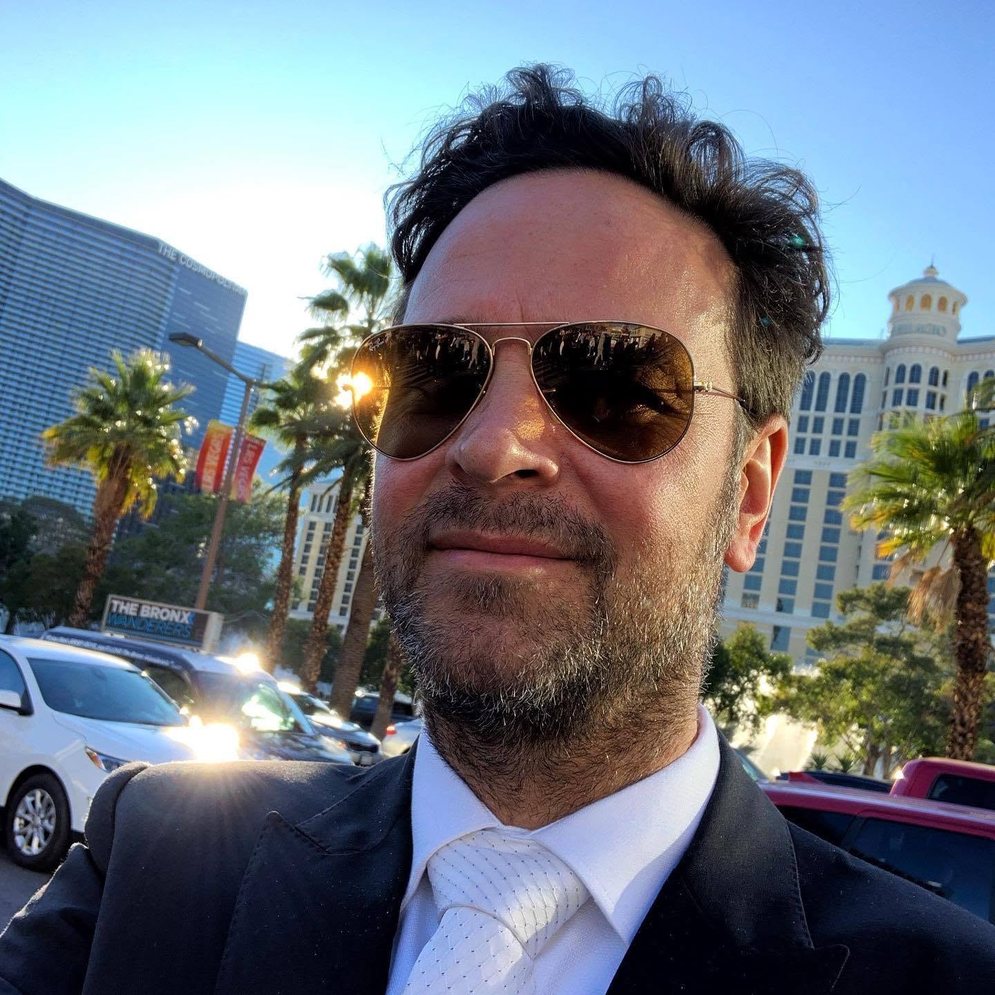 Dennis Goedegebuure on the Las Vegas Strip